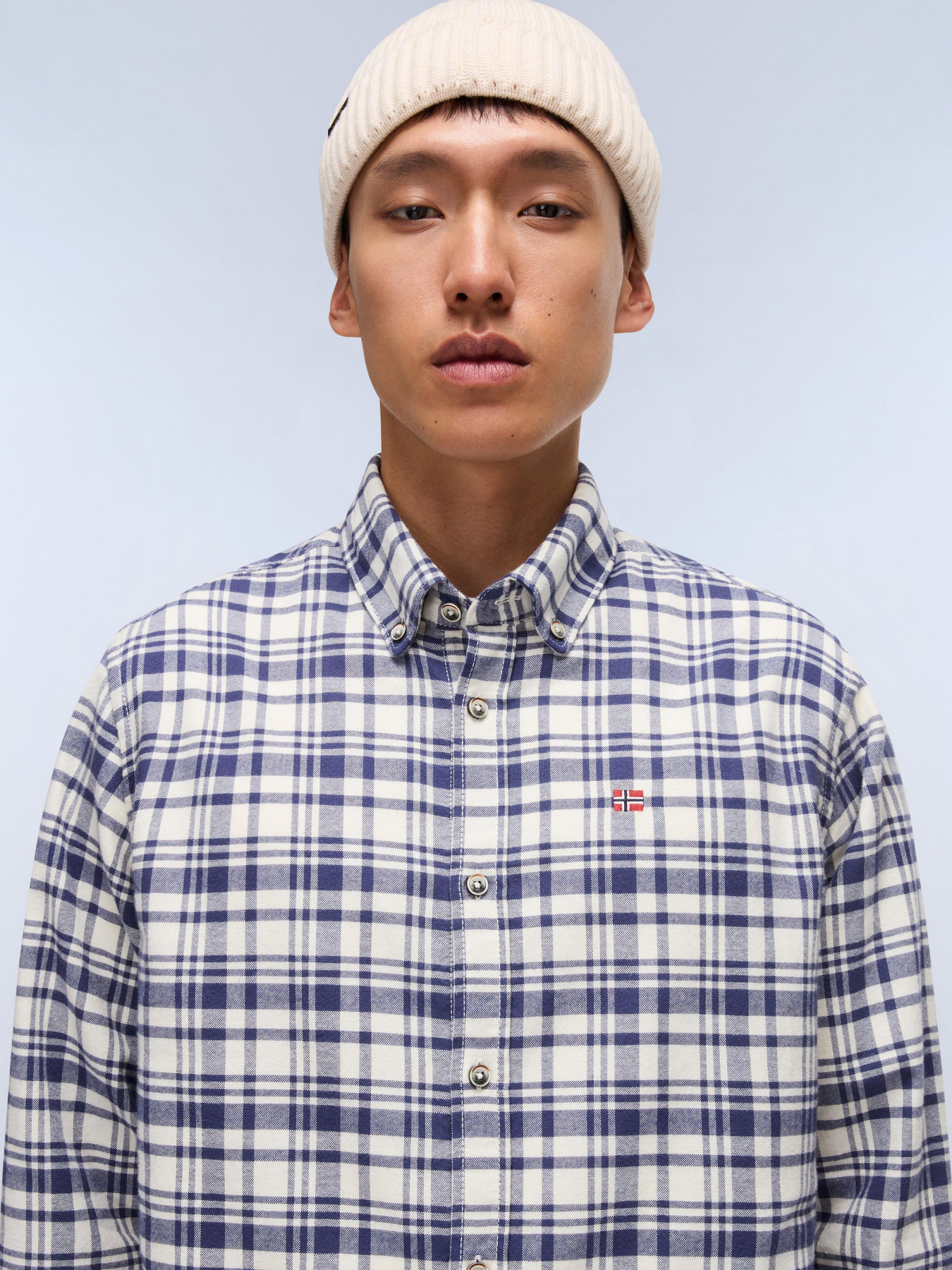 Рубашка в клетку Napapijri модель NP0A88TLCBQ1 Фото