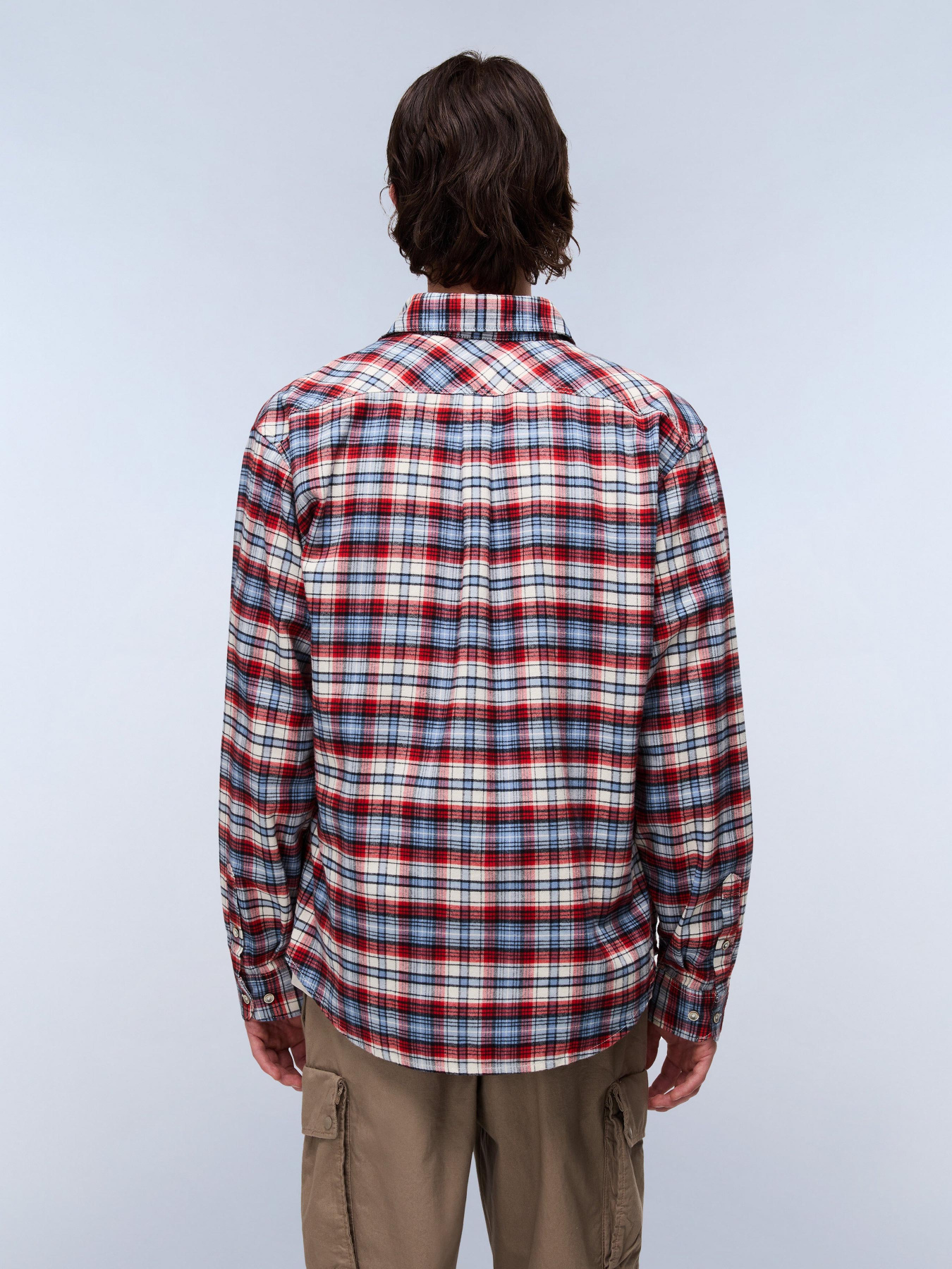 Рубашка в клетку Napapijri модель NP0A88TLCBU1 Фото