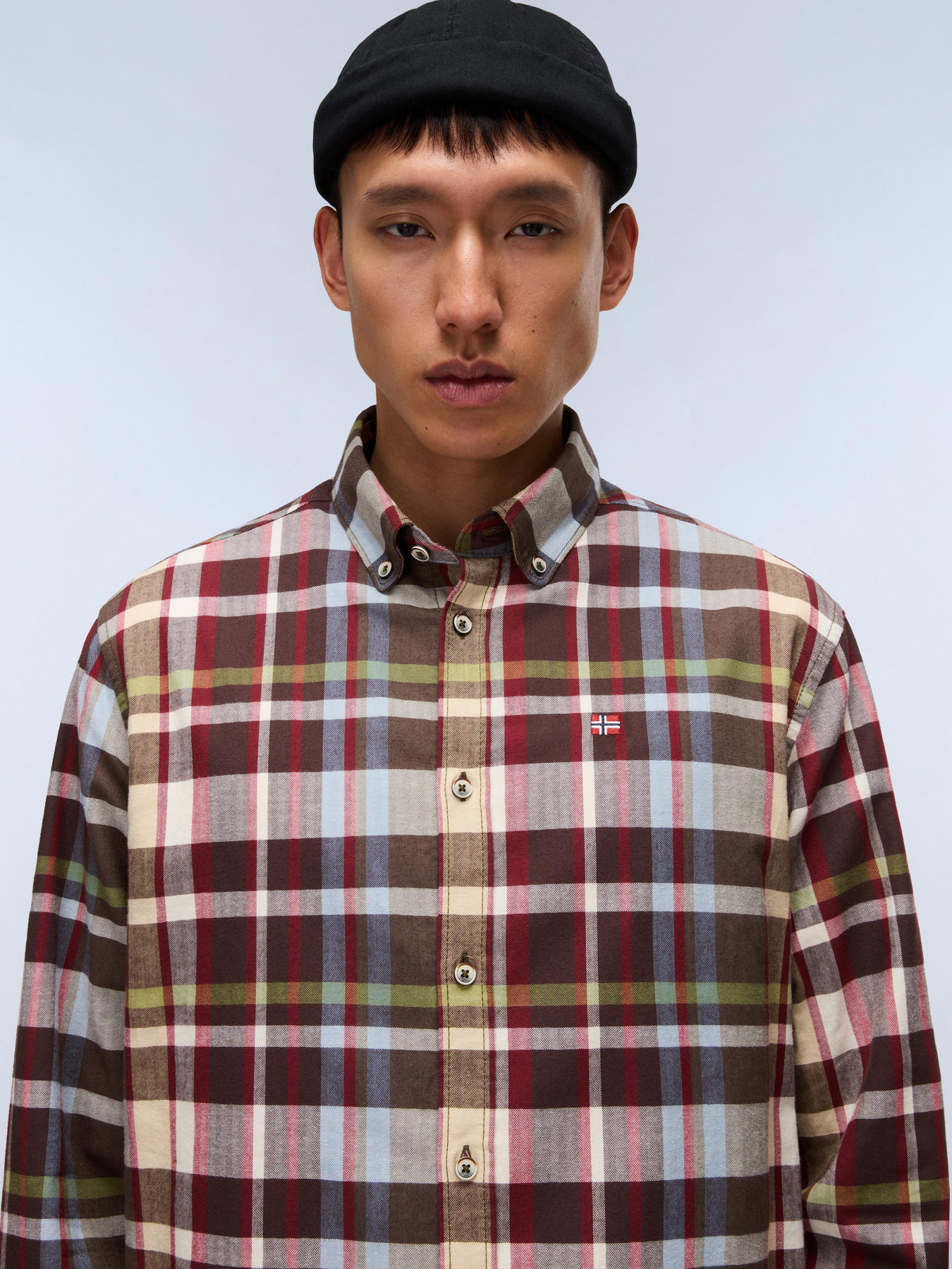 Рубашка в клетку Napapijri модель NP0A88TLCBX1 Фото