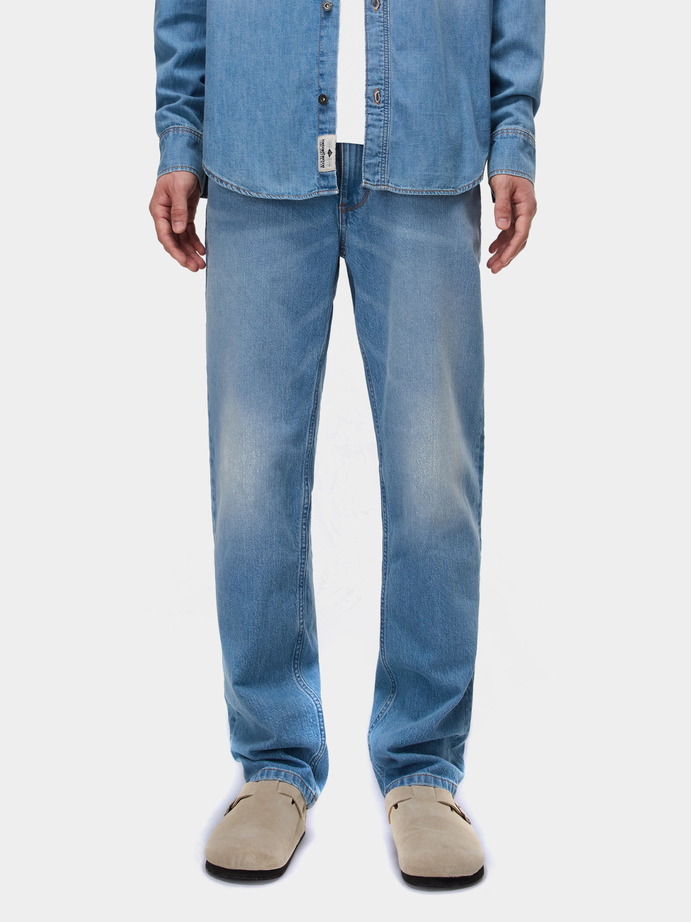 Прямые джинсы Napapijri Kiene модель NP0A4G5RD1B1 Фото