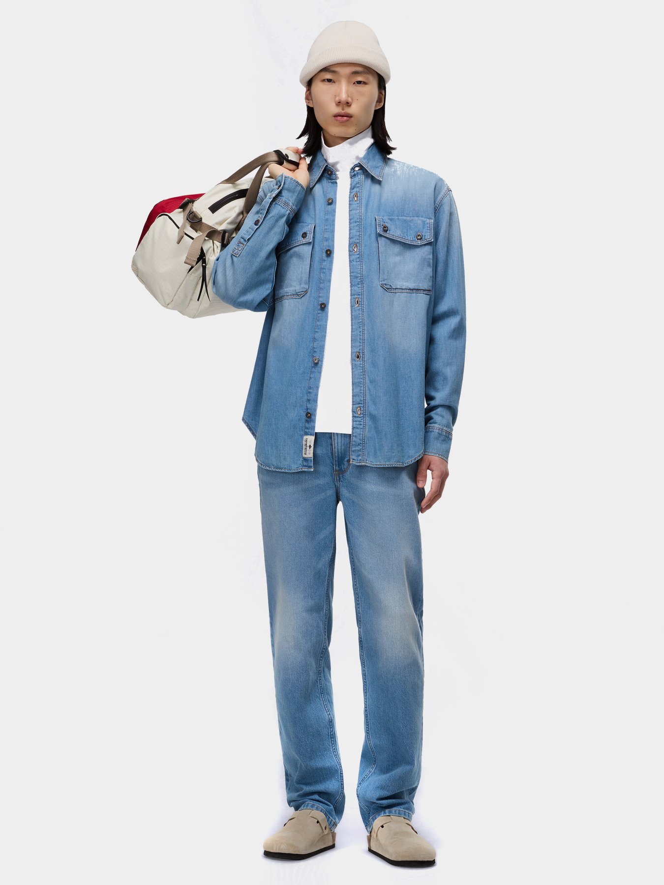 Прямі джинси Napapijri Kiene модель NP0A4G5RD1B1 Фото