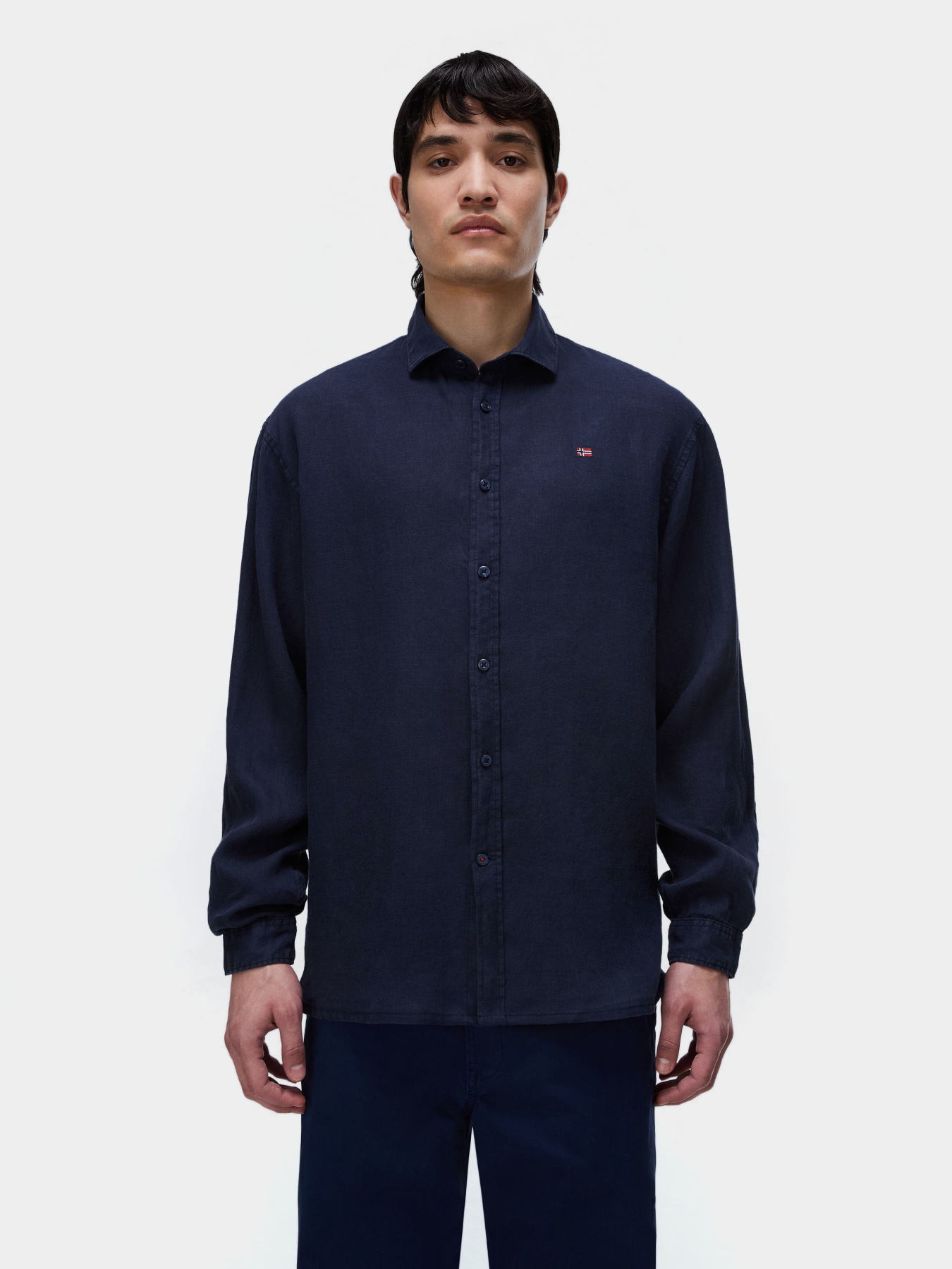 Рубашки Napapijri G-LINEN LS модель NP0A4FYS1761 Фото