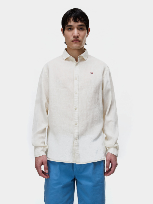 Рубашки Napapijri G-LINEN LS модель NP0A4FYSN1A1 Фото