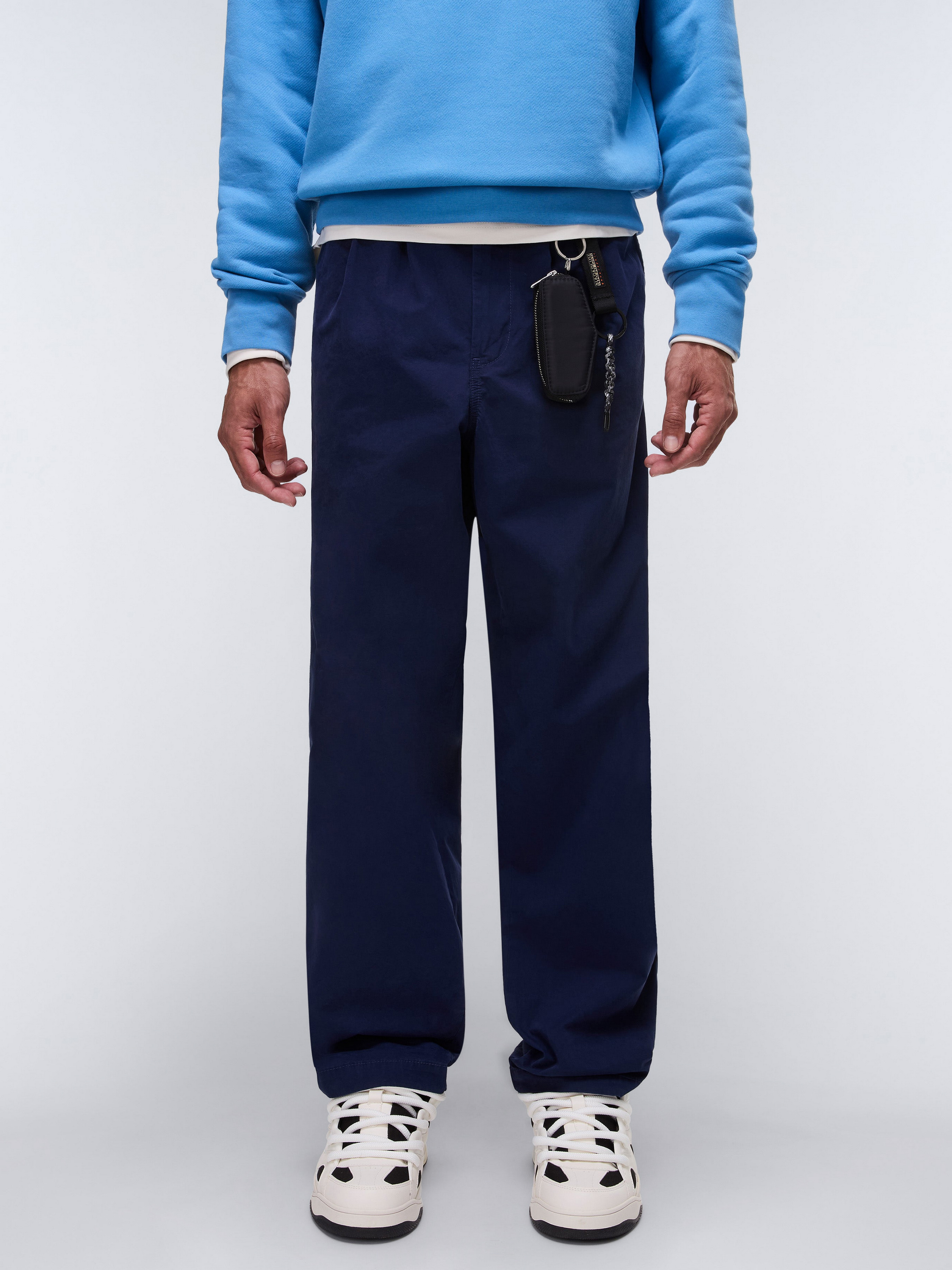 Бавовняні Чоловічі Повсякденні штани Napapijri M-SPEJIL (ZS4555) колір темно-синій