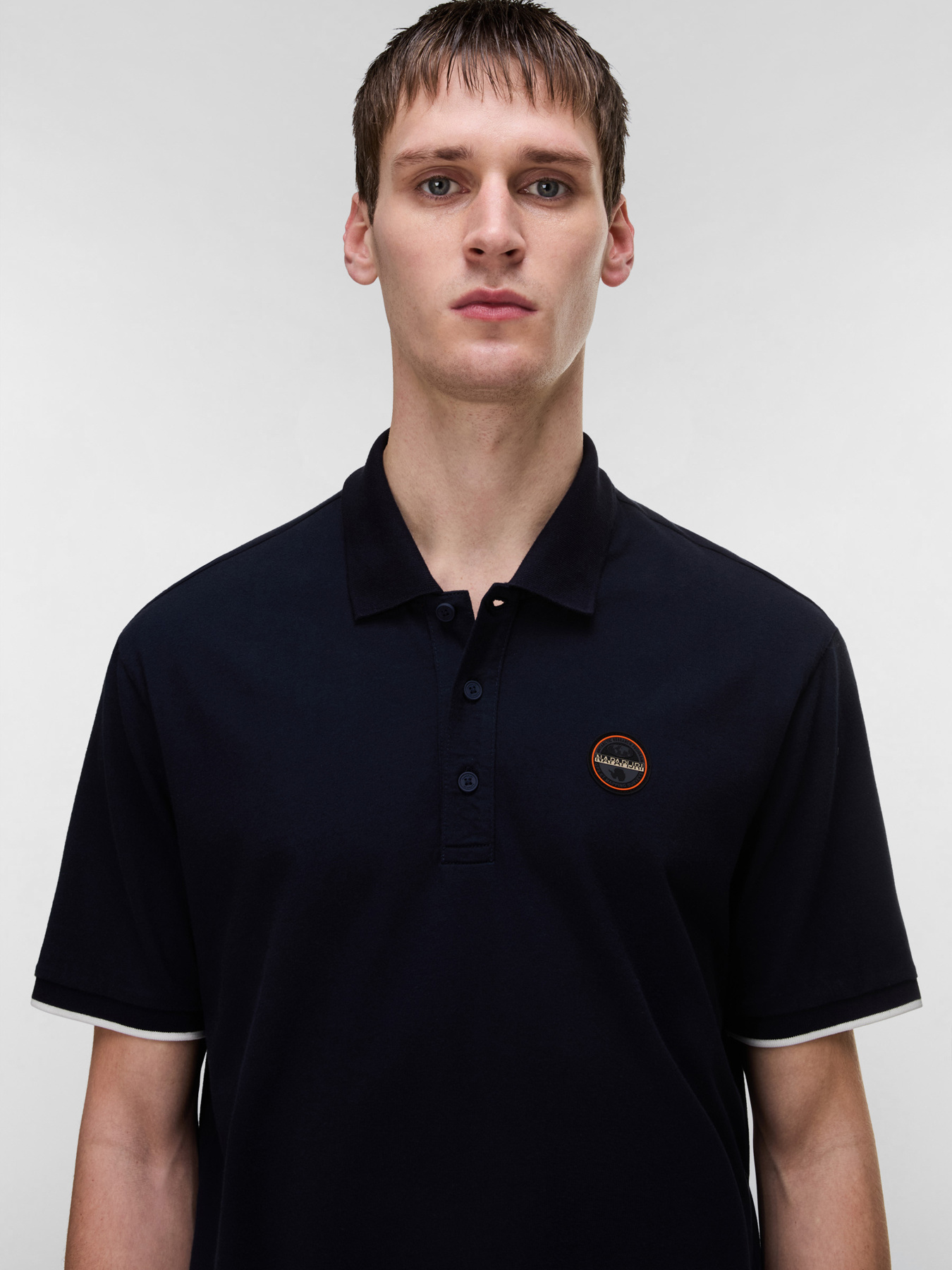 Поло Napapijri E-BADGE модель NP0A4GAC1761 Поло Napapijri E-BADGE модель NP0A4GAC1761 Фото