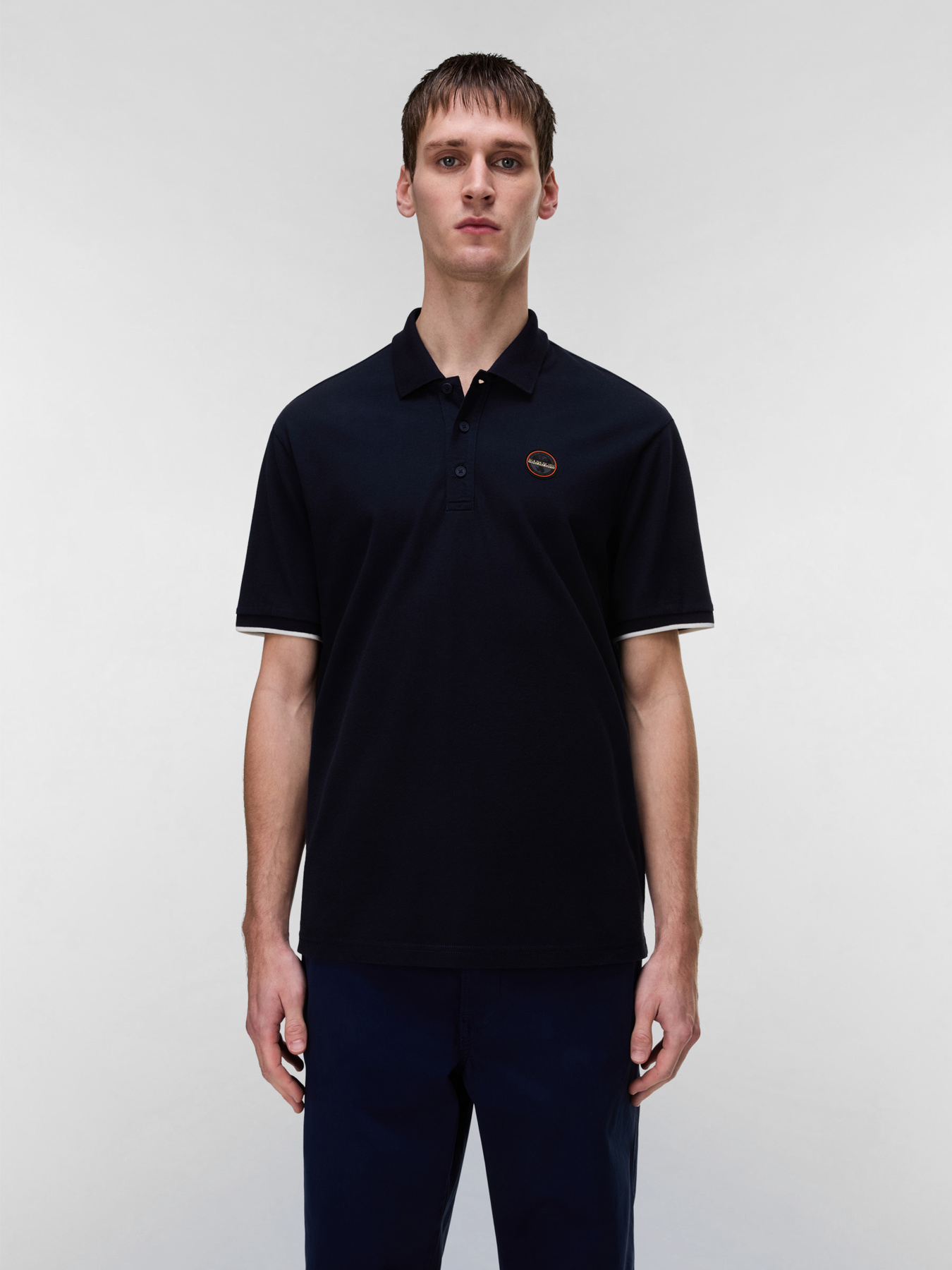 Поло Napapijri E-BADGE модель NP0A4GAC1761 Поло Napapijri E-BADGE модель NP0A4GAC1761 Фото