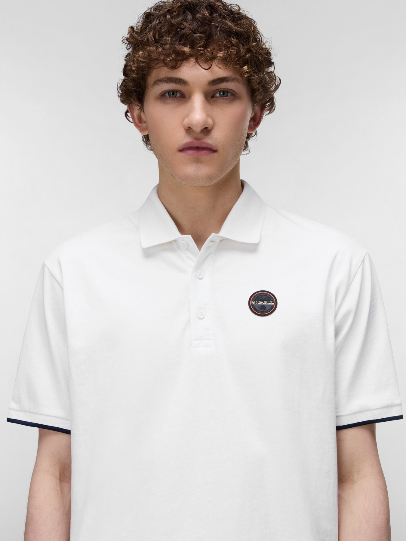 Поло Napapijri E-BADGE модель NP0A4GAC2061 Поло Napapijri E-BADGE модель NP0A4GAC2061 Фото