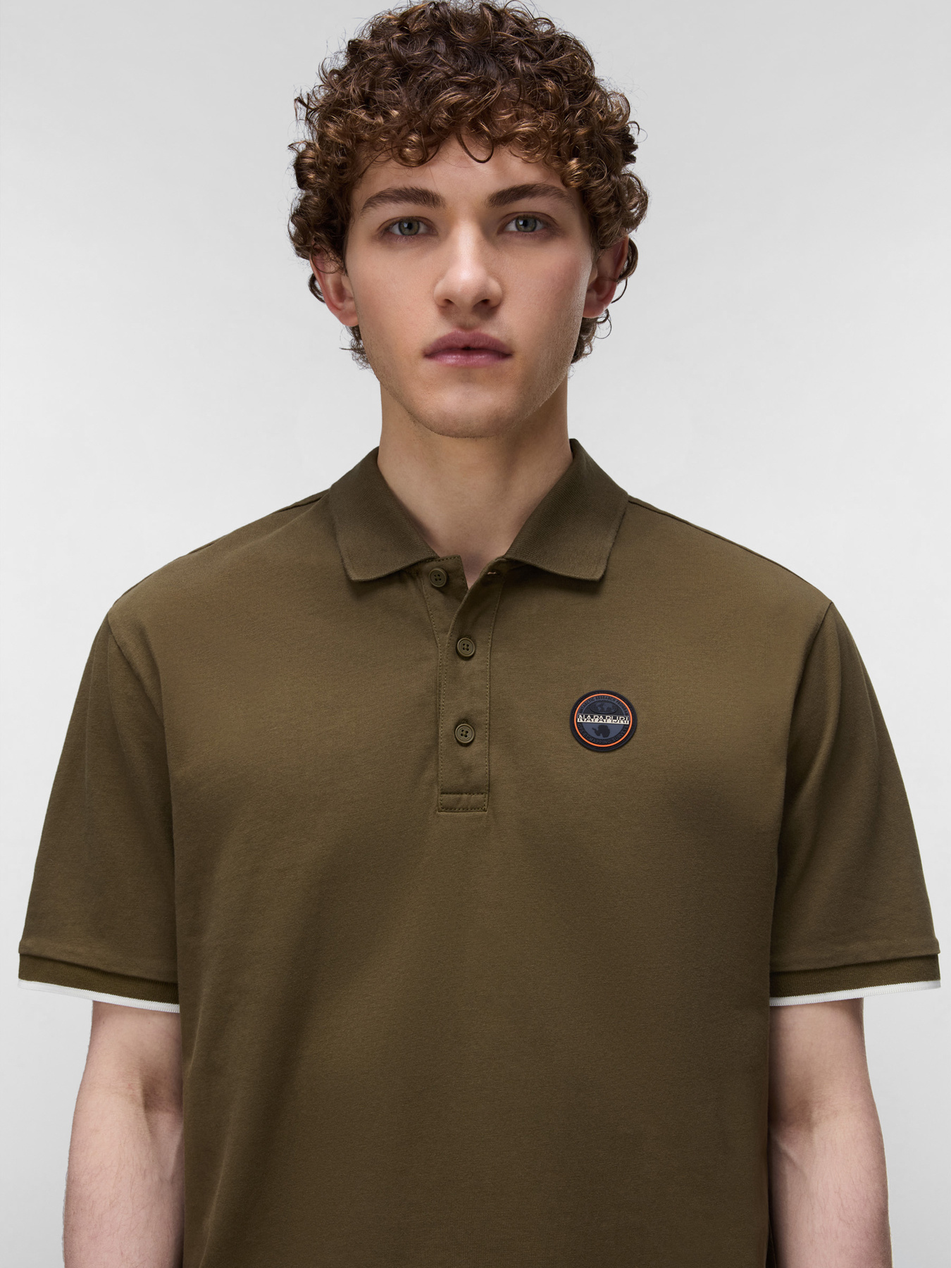 Поло Napapijri E-BADGE модель NP0A4GACG3A1 Фото