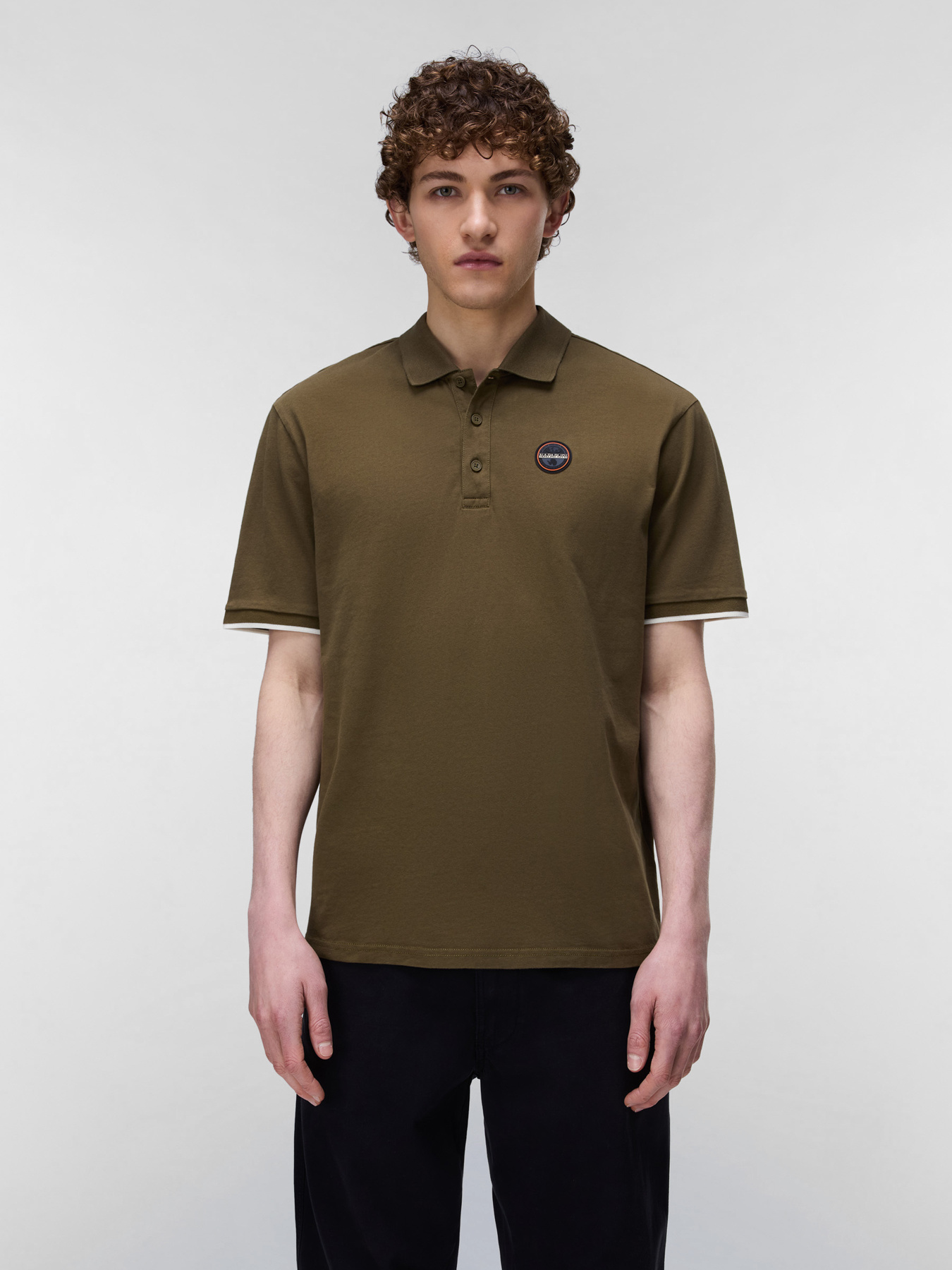 Поло Napapijri E-BADGE модель NP0A4GACG3A1 Фото