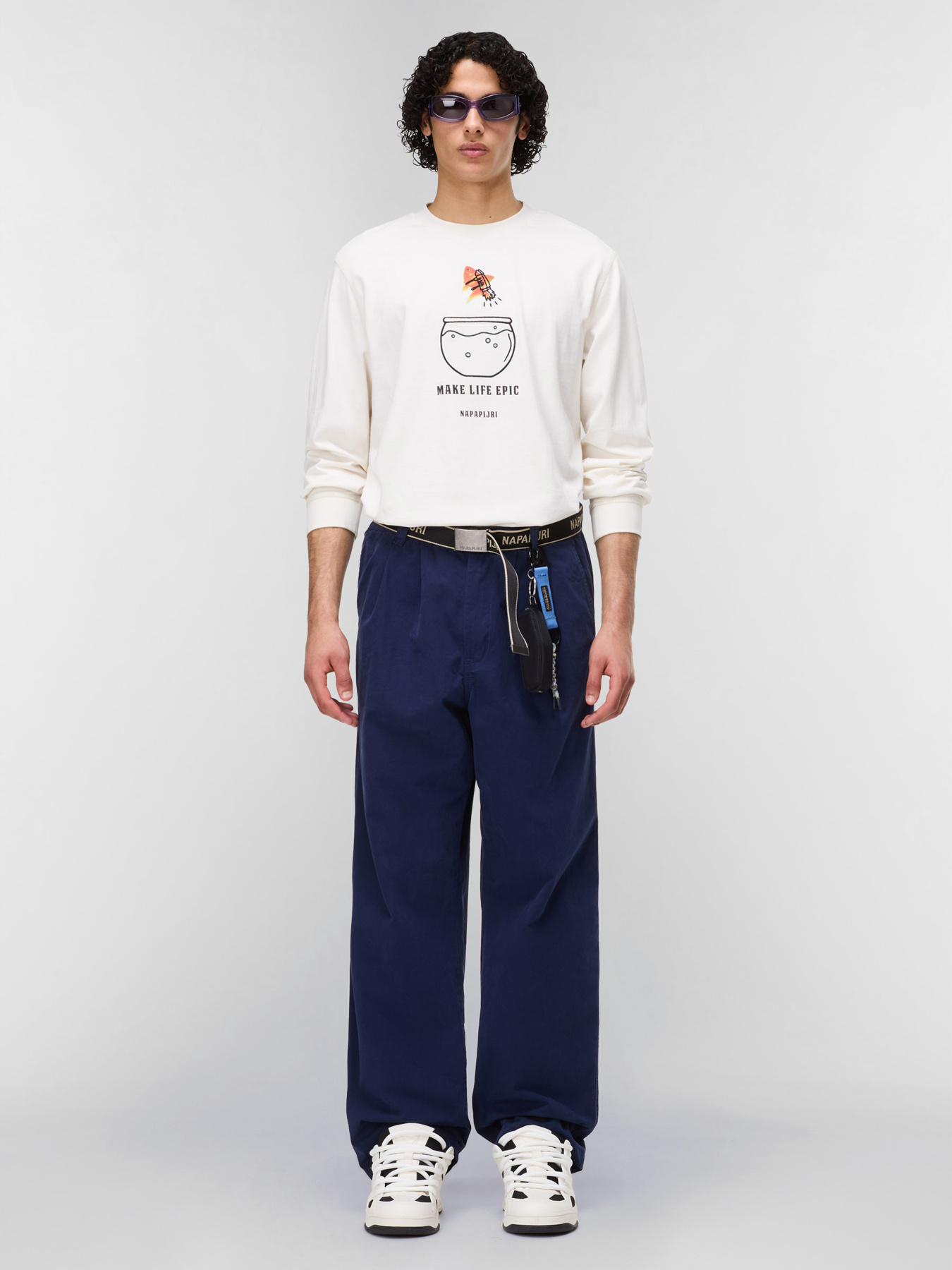 Футболка Napapijri S-SOL LS модель NP0A4I24FX11 Футболка Napapijri S-SOL LS модель NP0A4I24FX11 Фото