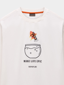 Футболка Napapijri S-SOL LS модель NP0A4I24FX11 Футболка Napapijri S-SOL LS модель NP0A4I24FX11 Фото