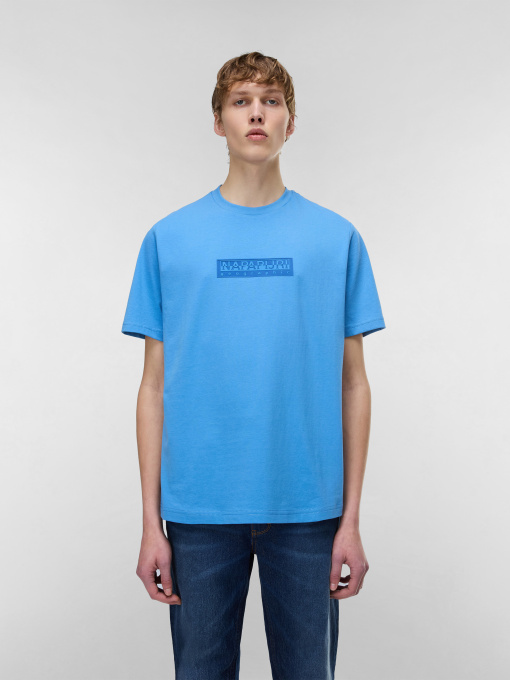 Футболка Napapijri S-BOX LOGO SS модель NP0A4IFLB9A1 Фото
