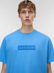 Футболки и поло Napapijri S-BOX LOGO SS модель NP0A4IFLB9A1 Фото