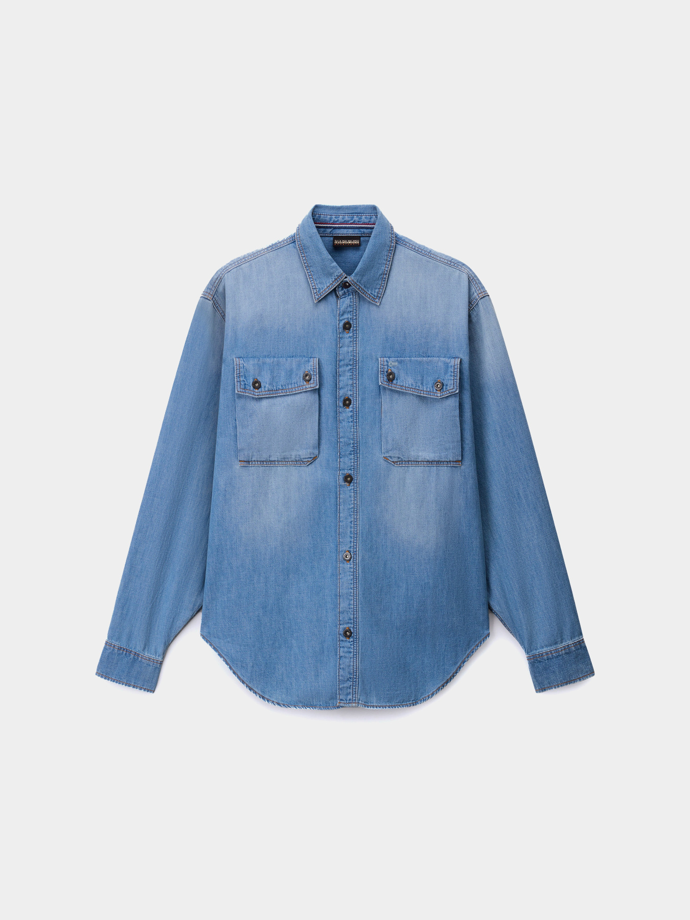 Рубашка повседневная Napapijri O-KIENE модель NP0A892ZD1B1 Рубашка повседневная Napapijri O-KIENE модель NP0A892ZD1B1 Фото