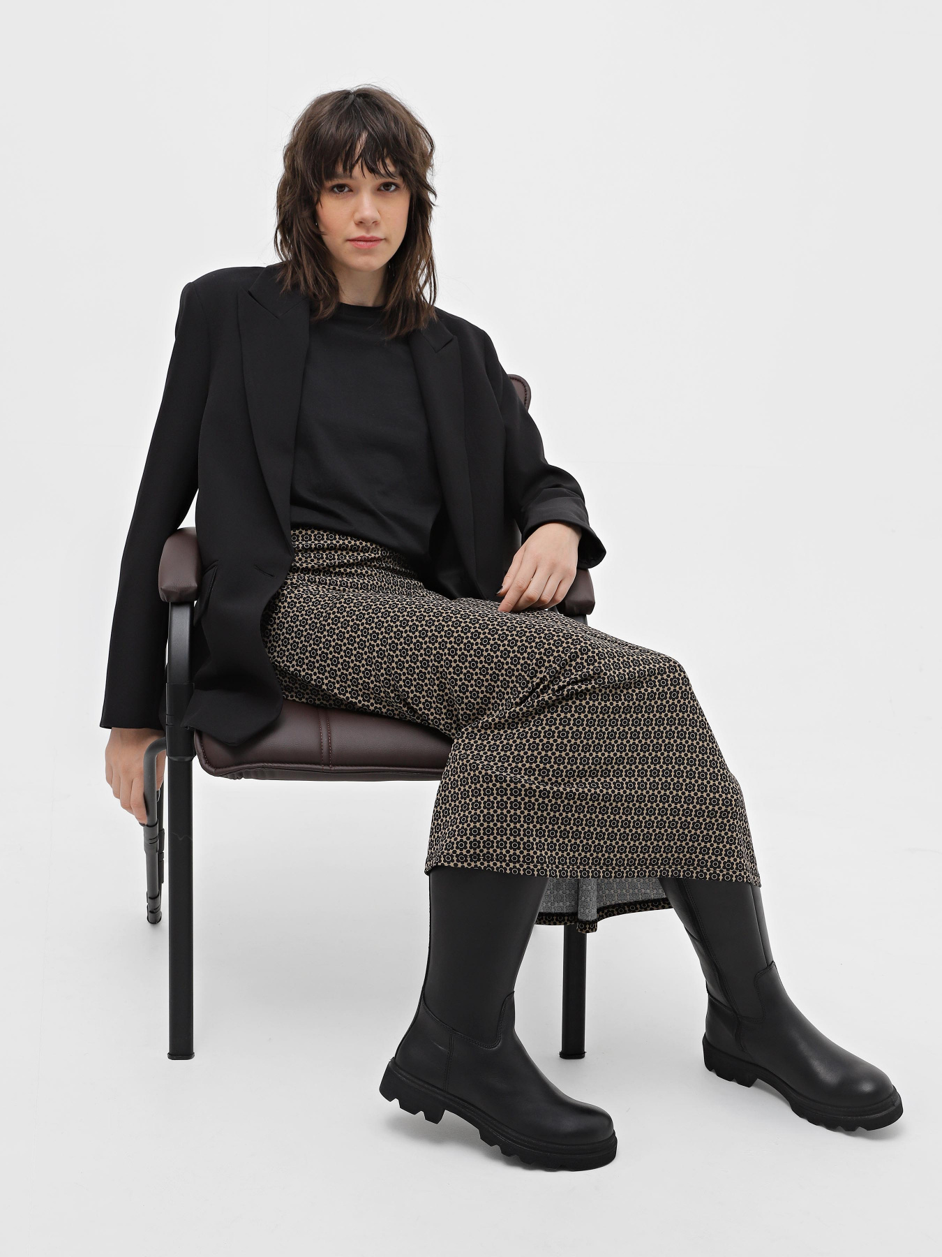 Сапоги ECCO Grainer W модель 21476301001 Фото