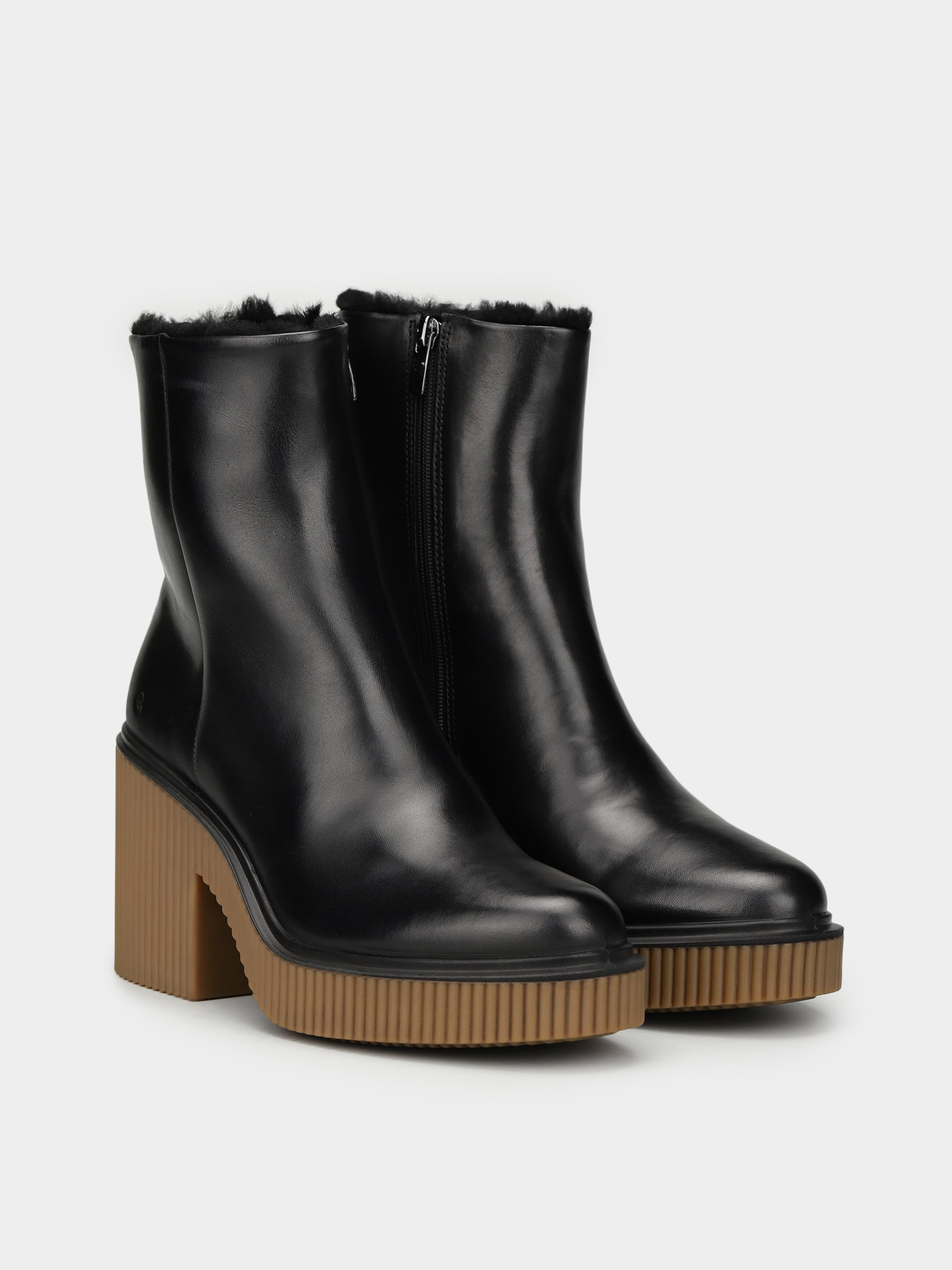 Бoтильоны ECCO Fluted Heel модель 22303301001 Бoтильоны ECCO Fluted Heel модель 22303301001 Фото