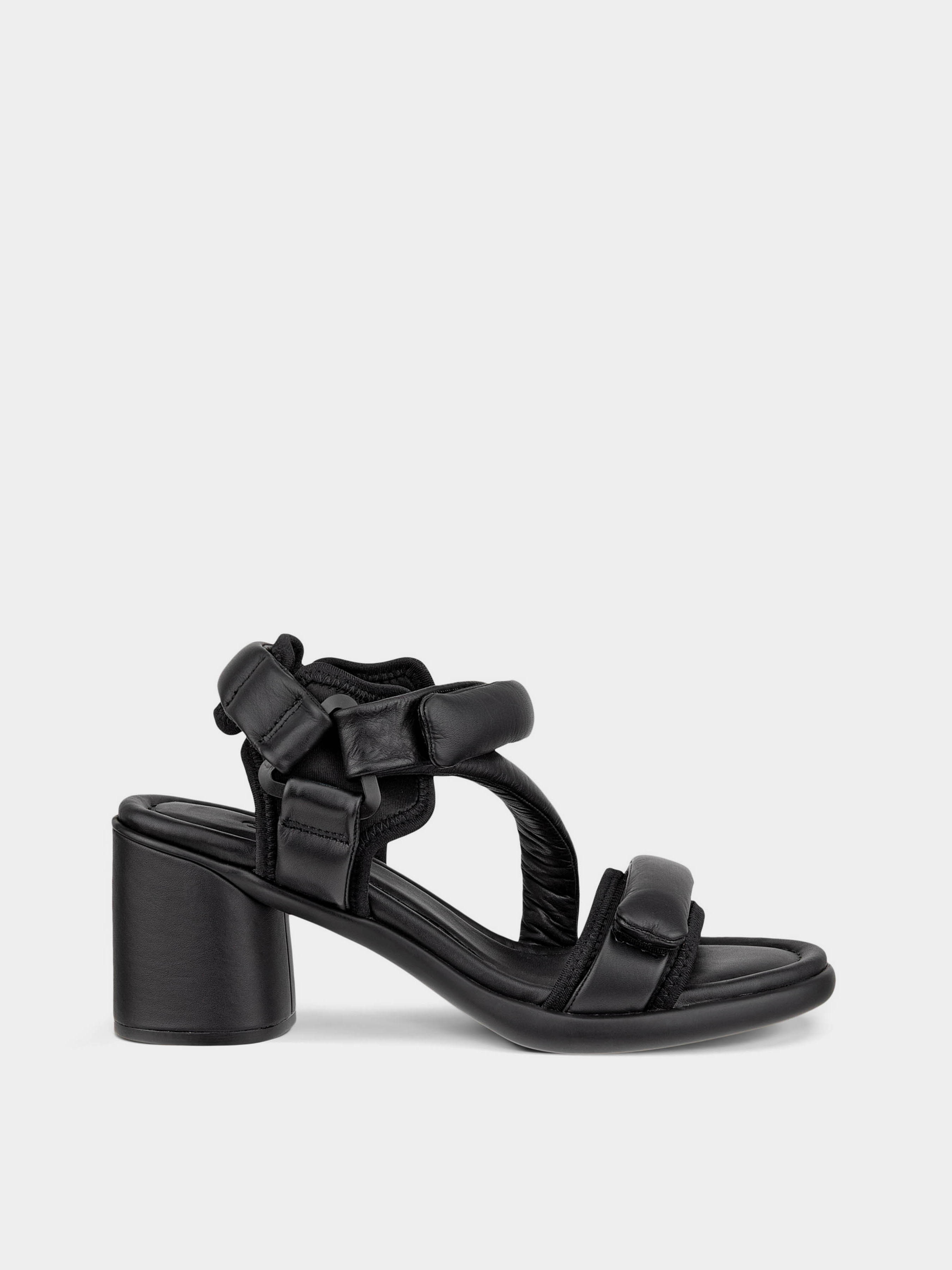 Шкіряні Жіночі Босоніжки ECCO Sculpted Sandal LX 55 (ZW8788) колір чорний