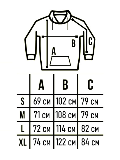 Худі Custom Wear модель cw-hood-1584 — фото 6 - INTERTOP