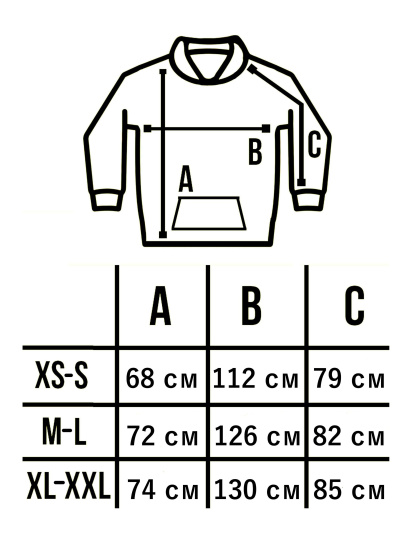 Худі Custom Wear модель cw-hood-4764 — фото 6 - INTERTOP