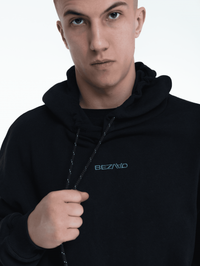 Худі Bezlad модель hoodiebasicblacklogo — фото 3 - INTERTOP