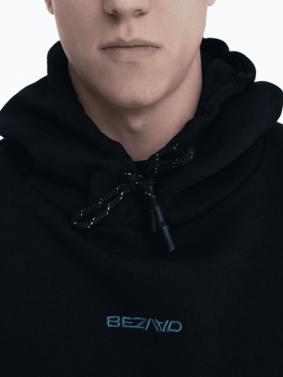 Худі Bezlad модель hoodiebasicblacklogo — фото 4 - INTERTOP