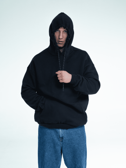 Худі Bezlad модель hoodiebasicblacktwo — фото 6 - INTERTOP