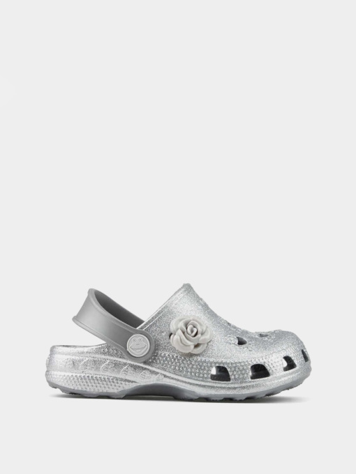 Сабо COQUI модель 8701Khaki_grey_glitter_amulet Фото