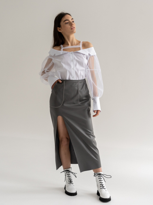 Юбка миди 7/11 Seven Eleven модель SE21SkrtPnsG Фото