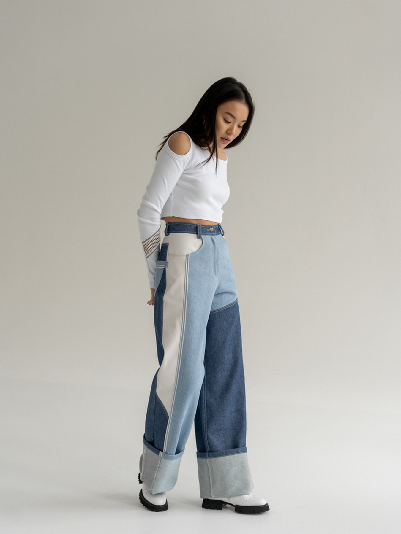 Широкі джинси 7/11 Seven Eleven Модель SE18Jns3clrBl Фото