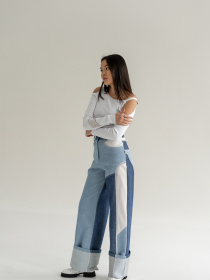 Широкі джинси 7/11 Seven Eleven Модель SE18Jns3clrBl Фото