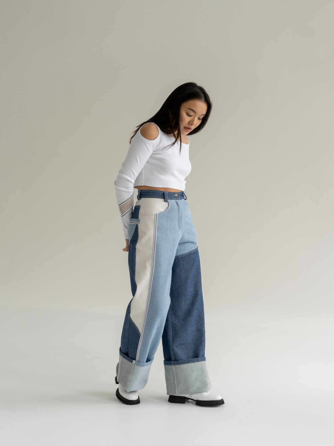 Широкі джинси 7/11 Seven Eleven модель SE18Jns3clrBl Фото