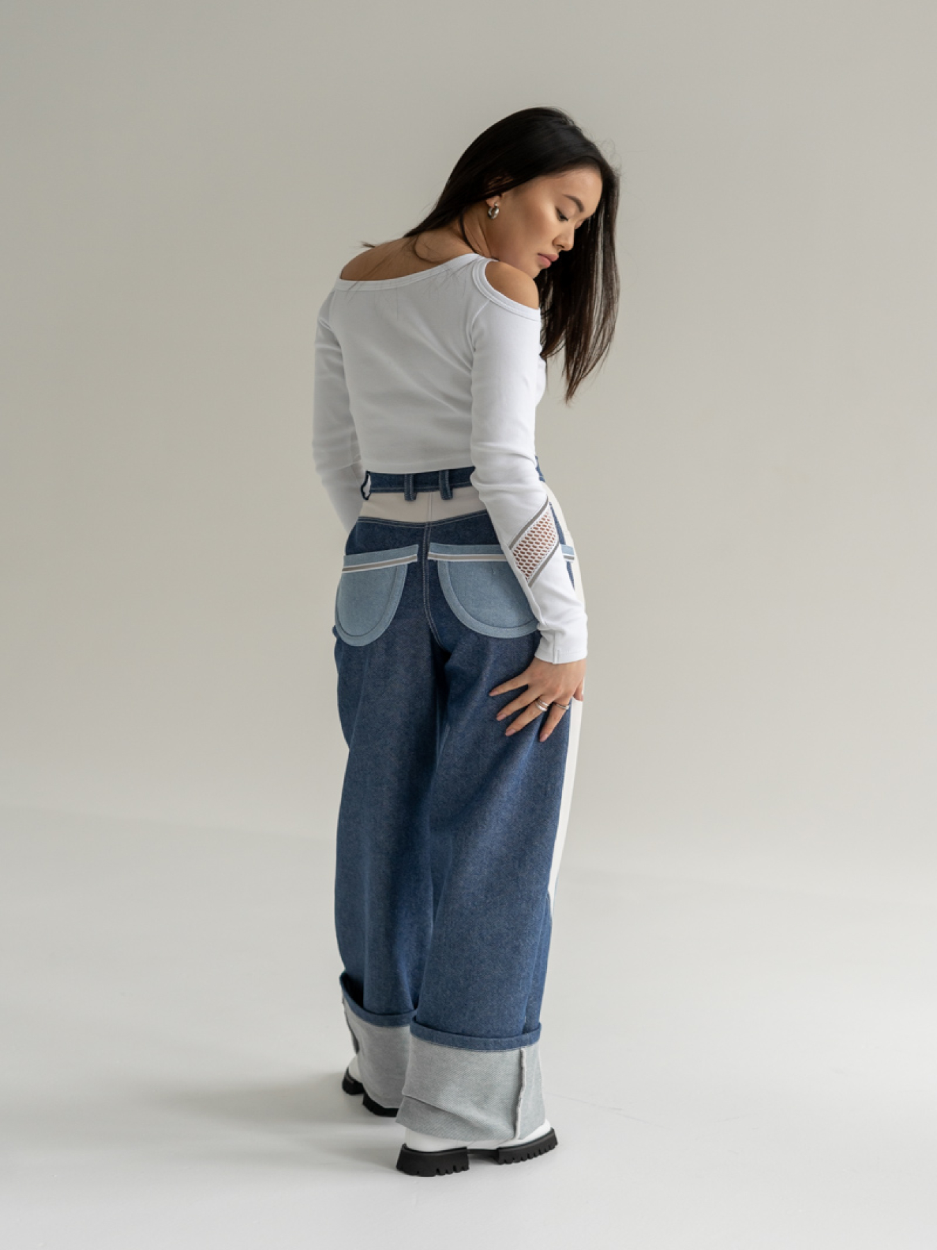 Широкі джинси 7/11 Seven Eleven модель SE18Jns3clrBl Фото