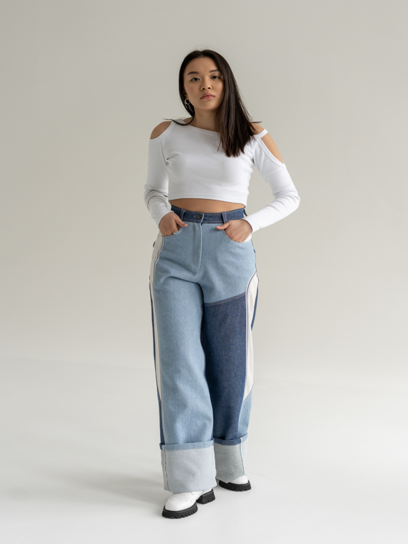 Широкі джинси 7/11 Seven Eleven модель SE18Jns3clrBl Фото