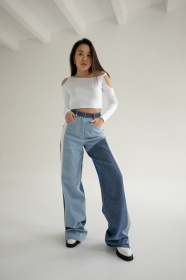 Широкі джинси 7/11 Seven Eleven модель SE18Jns3clrBl Фото