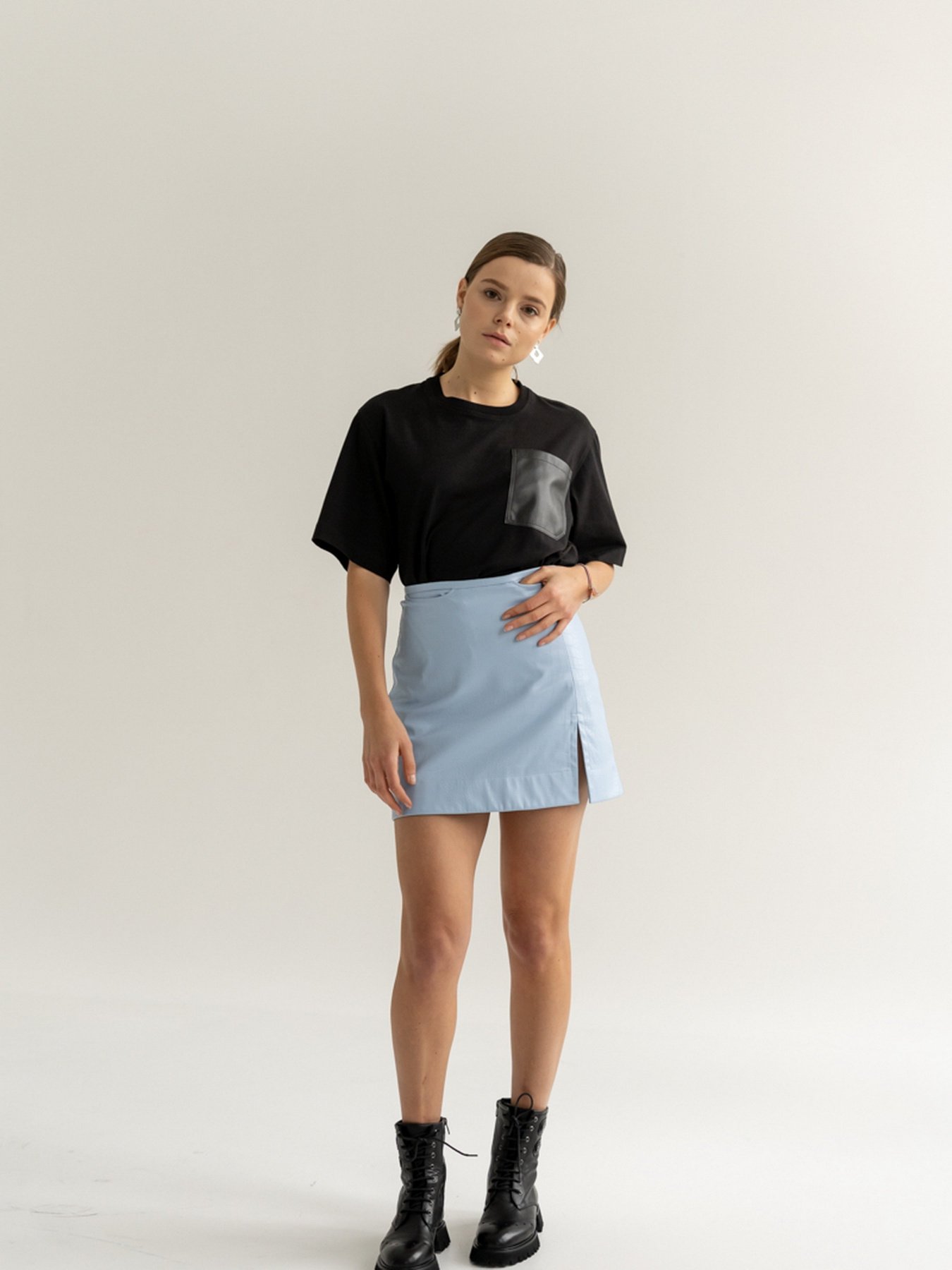 Юбка мини 7/11 Seven Eleven модель SE22SkCrcBl Фото