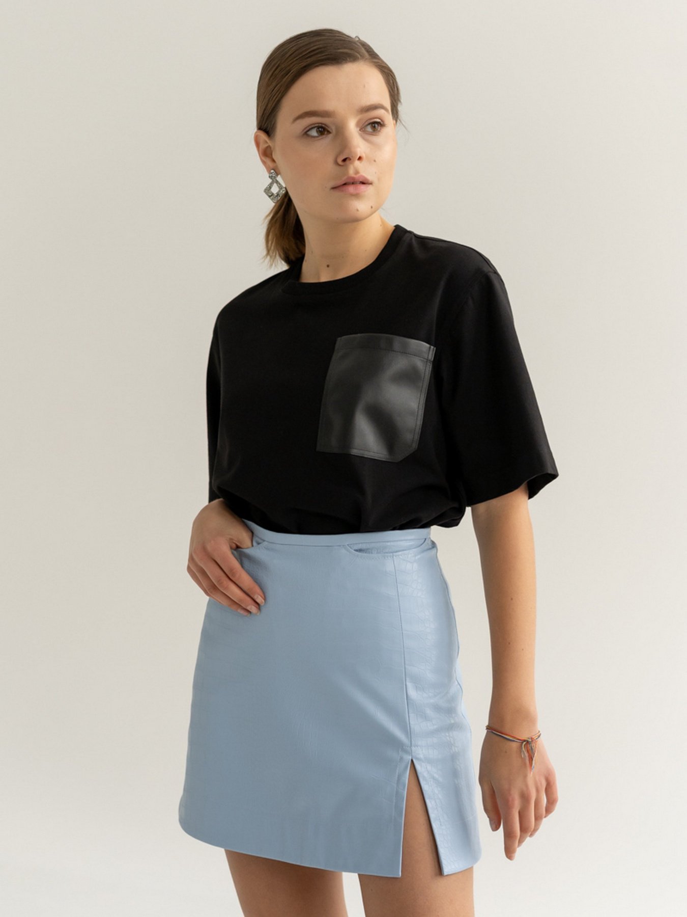 Юбка мини 7/11 Seven Eleven модель SE22SkCrcBl Фото