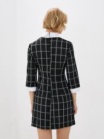 Платье мини ISSA Plus модель SA-87_black Фото