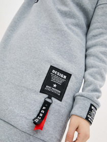 Платье мини ISSA Plus модель SA-50_grey Фото