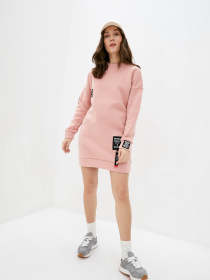 Платье мини ISSA Plus модель SA-50_pink Фото