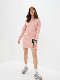 Платье мини ISSA Plus модель SA-50_pink Фото