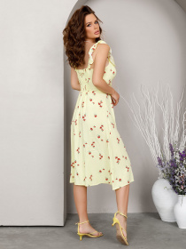 Платья ISSA Plus модель SA-263_yellow Платья ISSA Plus модель SA-263_yellow Фото