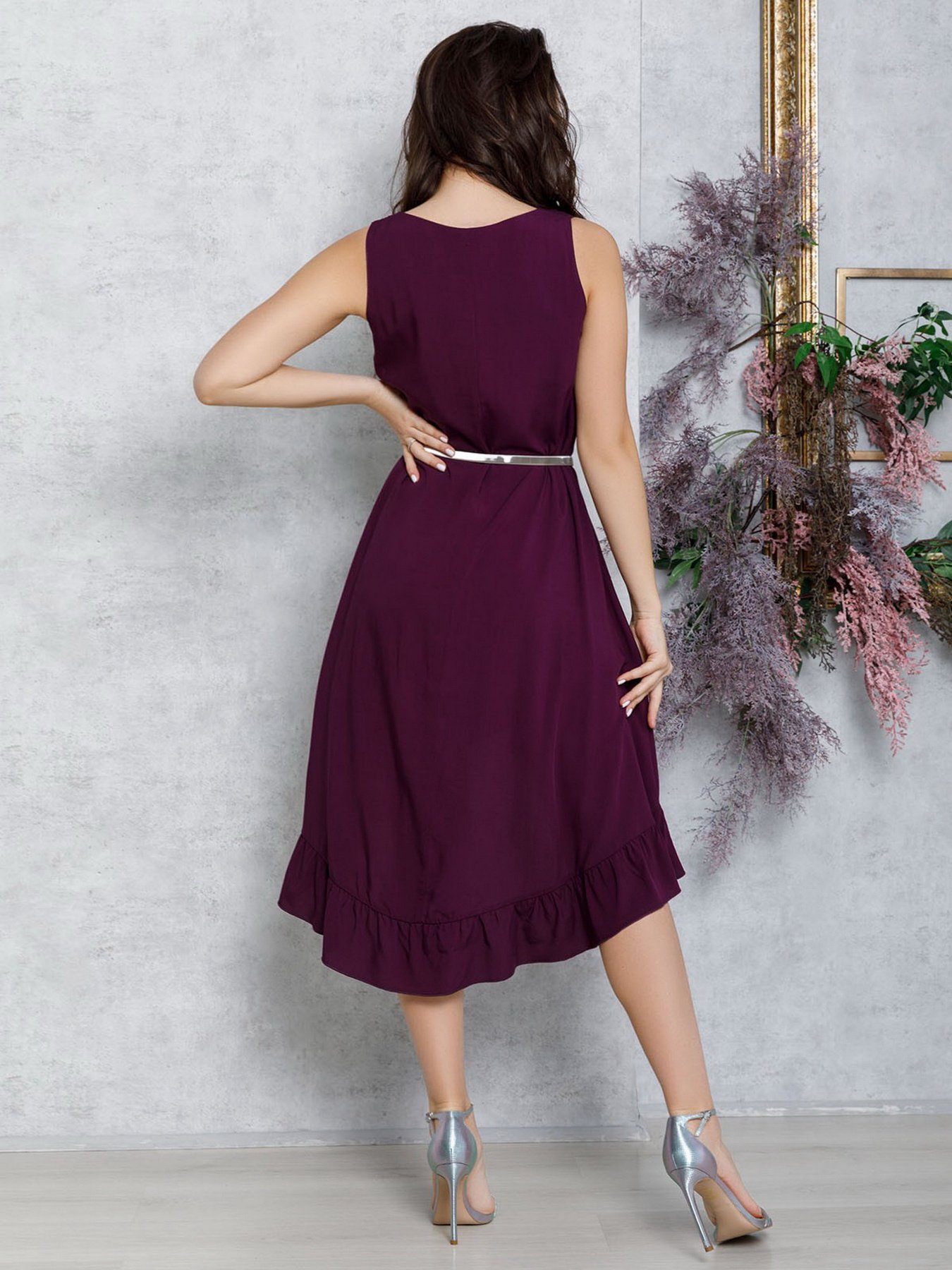 Сарафан ISSA Plus модель SA-12060i_purple Фото