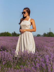 Платья ISSA Plus модель 13033_beige Фото