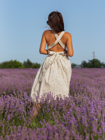 Платья ISSA Plus модель 13033_beige Фото