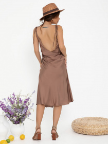 Платья ISSA Plus модель 13013_brown Фото