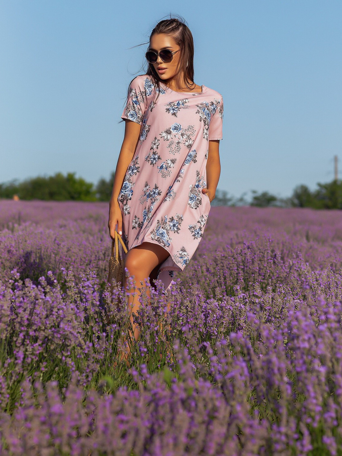 Платье миди ISSA Plus модель 12819_pink Платье миди ISSA Plus модель 12819_pink Фото