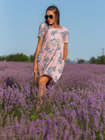 Платье миди ISSA Plus модель 12819_pink Платье миди ISSA Plus модель 12819_pink Фото