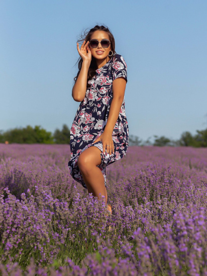 Сукні ISSA Plus модель 12818_blue — фото 3 - INTERTOP