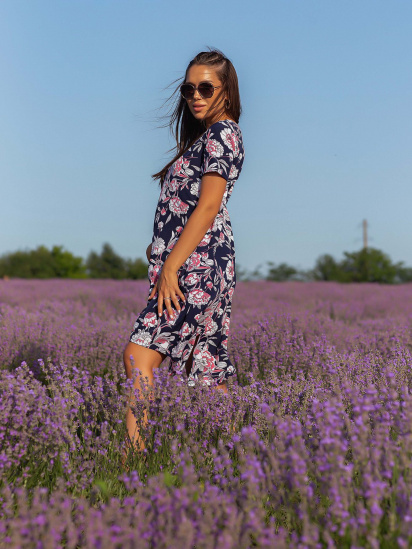 Сукні ISSA Plus модель 12818_blue — фото 5 - INTERTOP