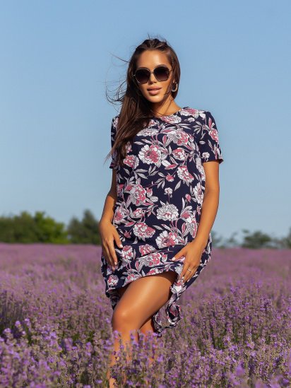 Сукні ISSA Plus модель 12818_blue — фото - INTERTOP